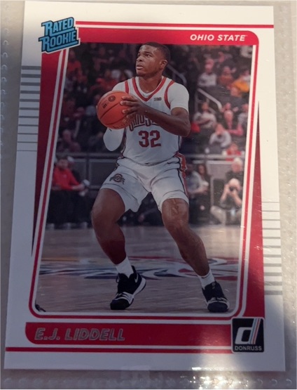 2022 Panini Chronicles Draft Picks #8 E.J. Liddell — front