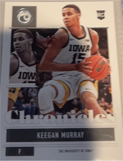 2022 Panini Chronicles Draft Picks #5 Keegan Murray — front