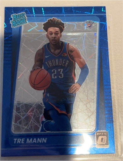 2021-22 Donruss Optic #168 Tre Mann — front