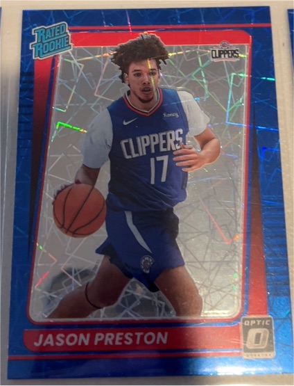 2021-22 Donruss Optic #160 Jason Preston — front