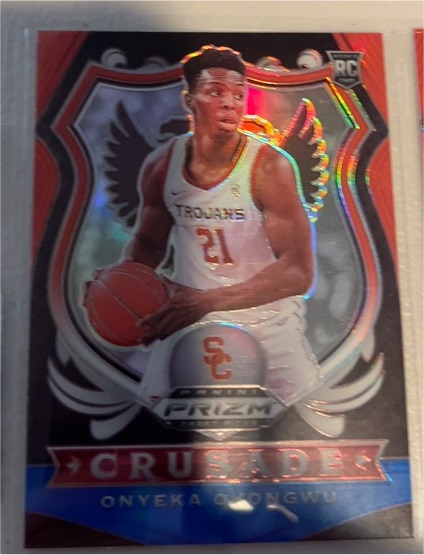 2020 Panini Prizm Draft Picks #85 Onyeka Okongwu Crusade RC — front
