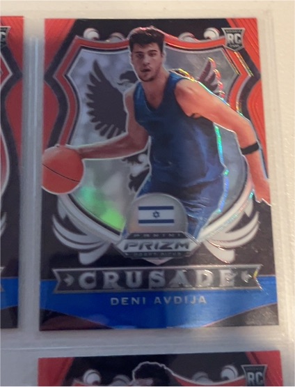 2020-21 Panini Prizm Draft Picks Crusade #86 Deni Avdija — front
