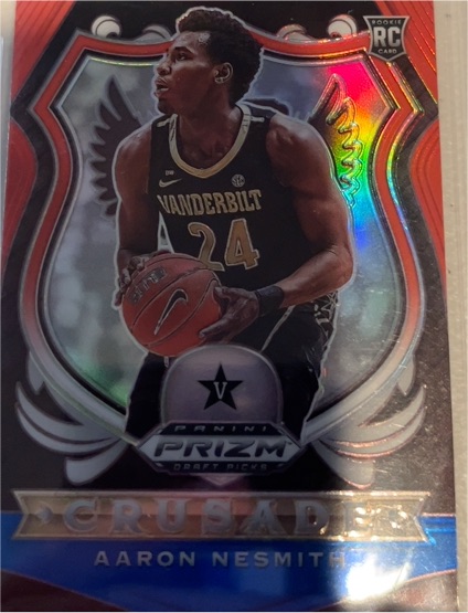 2020 Panini Prizm Draft Picks Crusade #95 Aaron Nesmith — front