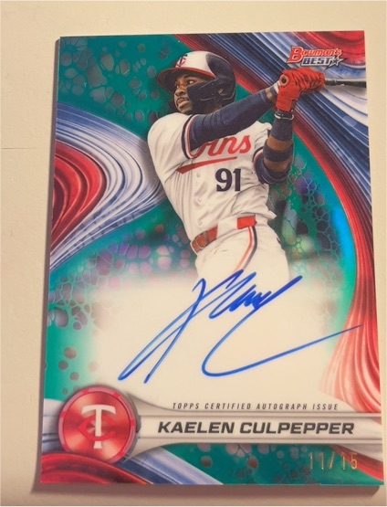 2024 Bowman's Best #B24-KC Kaelen Culpepper — front