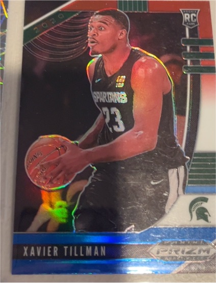 2020 Panini Prizm Draft Picks #22 Xavier Tillman — front