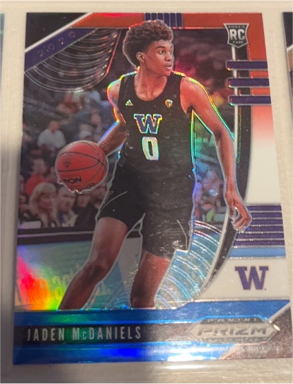 2020-21 Panini Prizm Draft Picks #11 Jaden McDaniels — front