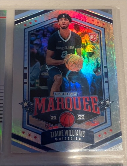 2021-22 Panini Chronicles Marquee #348 Ziaire Williams — front