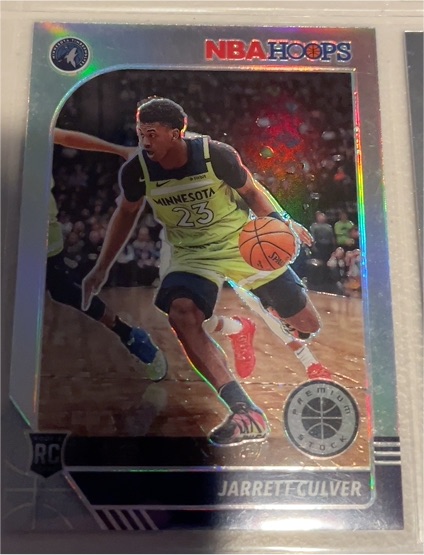 2019-20 Panini NBA Hoops Premium Stock #203 Jarrett Culver — front