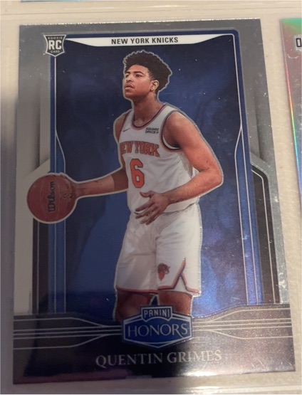 2021-22 Panini Chronicles Honors #695 Quentin Grimes — front