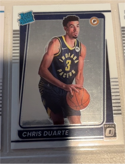 2021-22 Panini Donruss Optic #173 Chris Duarte — front
