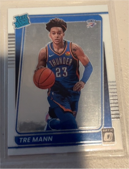 2021-22 Panini Donruss Optic #168 Tre Mann — front