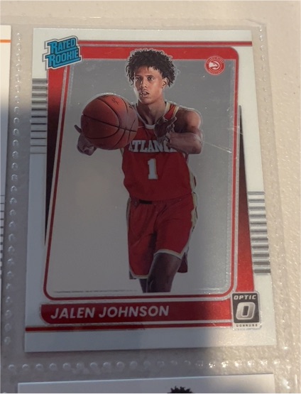 2021-22 Panini Donruss Optic #181 Jalen Johnson — front