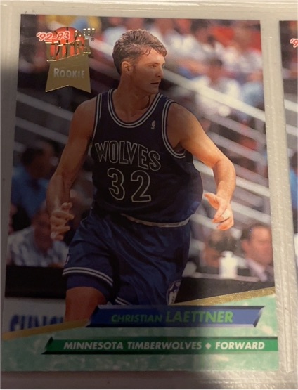 1992-93 Fleer Ultra #304 Christian Laettner Rookie — front