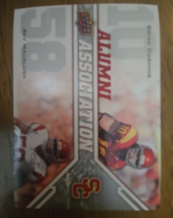 2009 Upper Deck Draft Edition #245 Rey Maualuga/Brian Cushing/Alumni Association — front