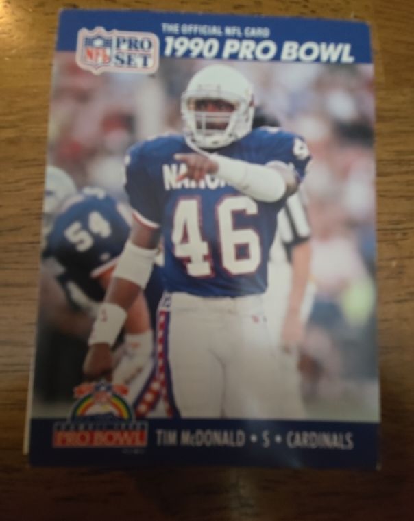 1990 Pro Set #404 Tim McDonald — front
