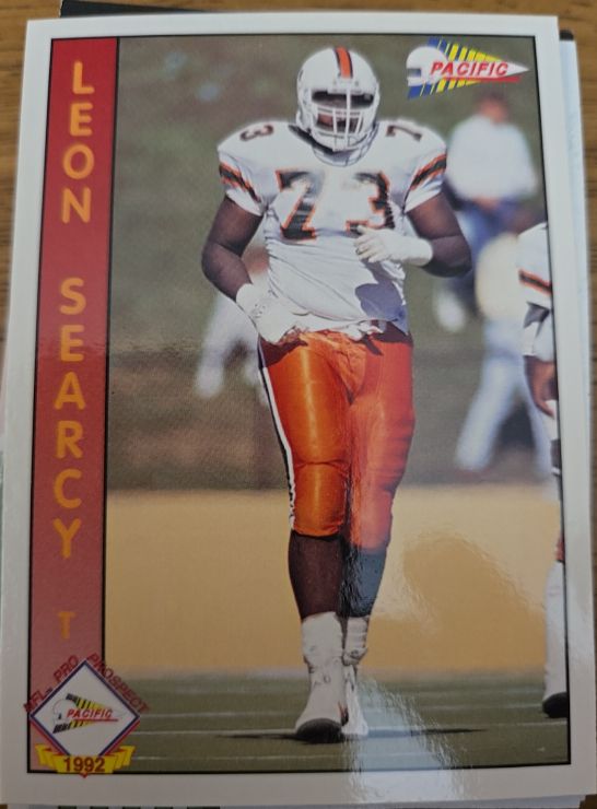 1992 Pacific #657 Leon Searcy — front