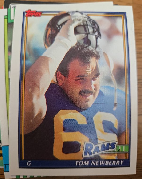 1991 Topps #540 Tom Newberry — front