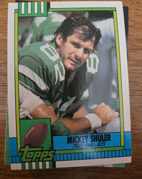 1990 Topps #460 Mickey Shuler New York Jets — front
