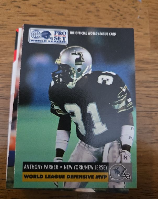 1991 Pro Set #707 Anthony Parker — front