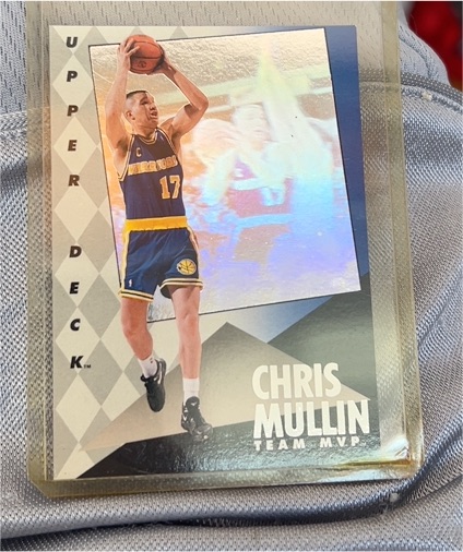 1992-93 Upper Deck MVP Holograms #9 Chris Mullin — front