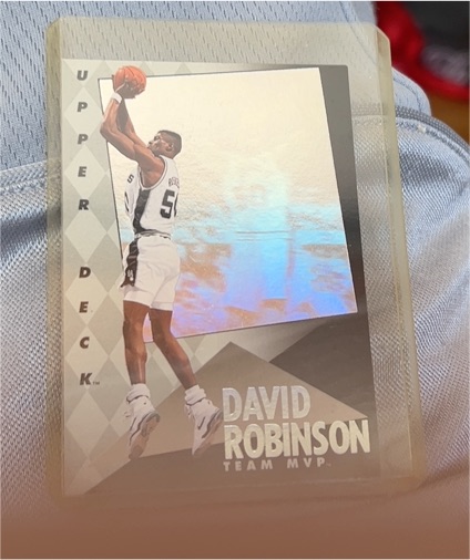 1992-93 Upper Deck MVP Holograms #24 David Robinson — front