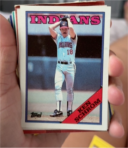 1988 Topps #256 Ken Schrom — front