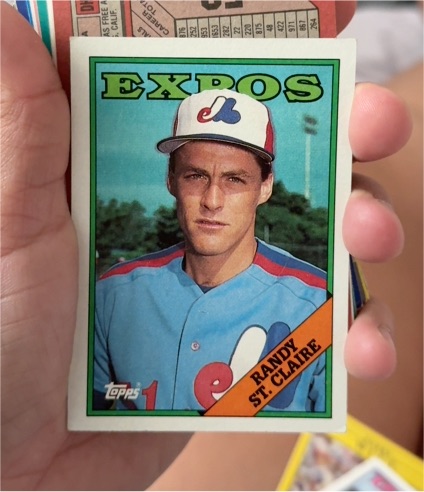 1988 Topps #279 Randy St. Claire — front