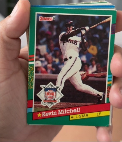 1991 Donruss #438 Kevin Mitchell — front