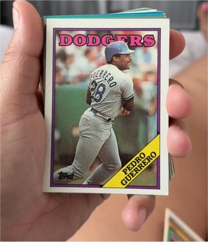 1988 Topps #550 Pedro Guerrero — front