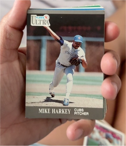 1991 Fleer Ultra Mike Harkey — front