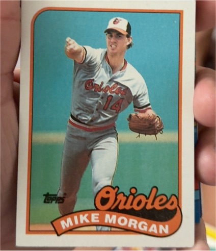 1989 Topps #788 Mike Morgan — front