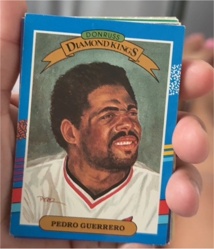 1991 Donruss Diamond Kings #25 Pedro Guerrero — front