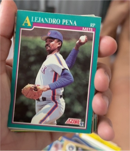 1991 Score #204 Alejandro Pena — front