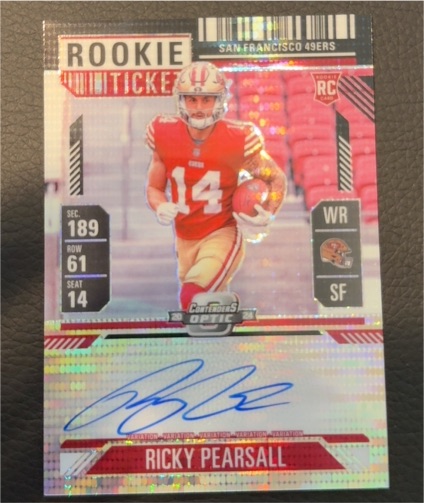 2024 Panini Contenders Optic #189 Ricky Pearsall Rookie Ticket — front