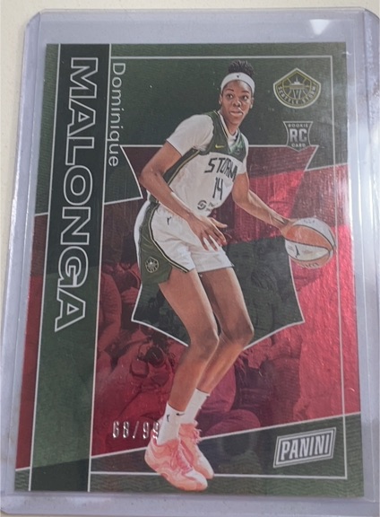 2025 Panini The National Silver Pack #68 Dominique Malonga Rookie — front