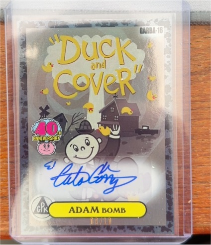 2025 Topps Garbage Pail Kids 40th Anniversary #GARBA-16 Adam Bomb — front