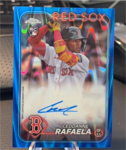 2024 Topps Chrome #RA-CR Ceddanne Rafaela — front