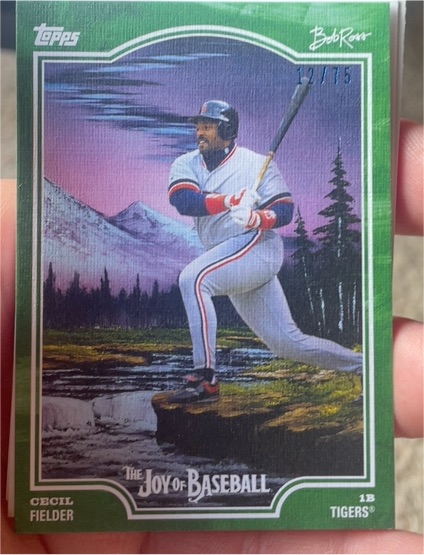 2021 Topps The Joy of Baseball #12/75 Cecil Fielder — front