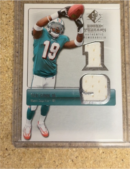 2007 SP Rookie Threads #RT-TG2 Ted Ginn Jr. — front