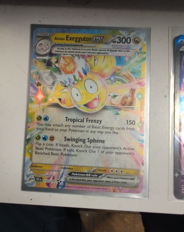 2024 Pokémon TCG Alolan Exeggutor ex 133/191 — front