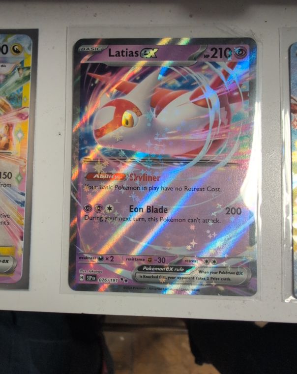 2024 Pokémon Scarlet & Violet Surging Sparks #076 Latias EX — front