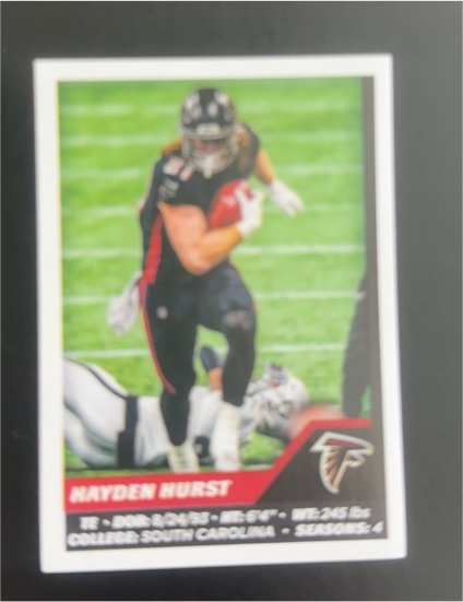 2021 Panini NFL Sticker & Card Collection #432 Hayden Hurst — front