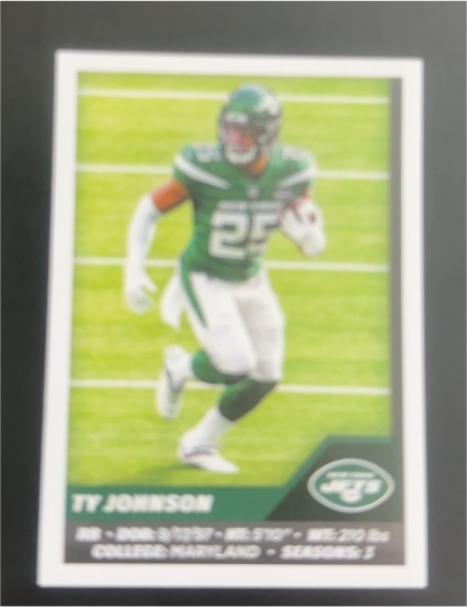 2021 Panini Sticker & Card Collection #unknown Ty Johnson — front