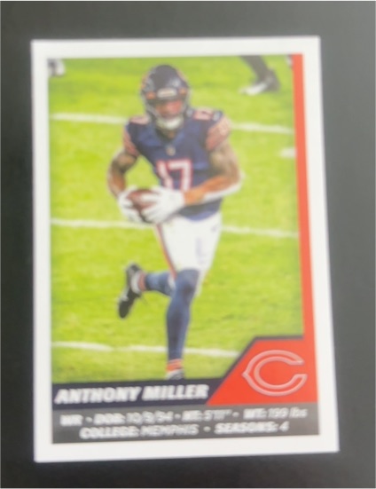 2021 Panini NFL Sticker & Card Collection #369 Anthony Miller — front