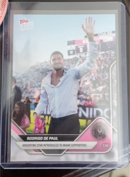 2025 Topps Now #72 Rodrigo De Paul — front