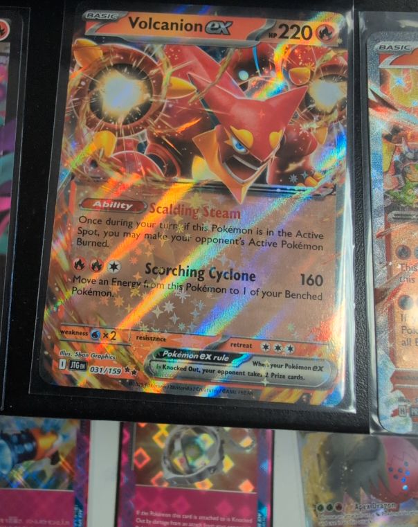 2022 Pokémon TCG SV09: Journey Together #031 Volcanion ex — front