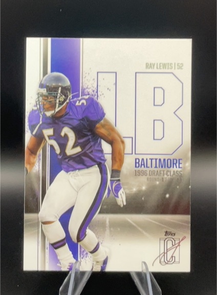 2024 Topps Signature Class #3 Ray Lewis — front
