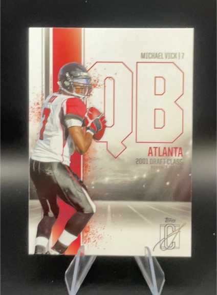 2024 Topps Signature Class #2 Michael Vick Atlanta Falcons — front