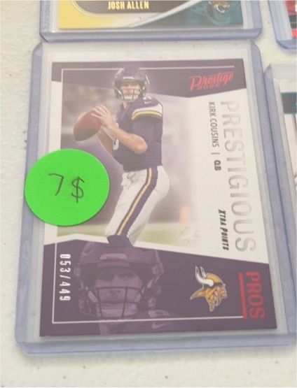 2022 Panini Prestige Prestigious Pros #PP-4 Kirk Cousins — front