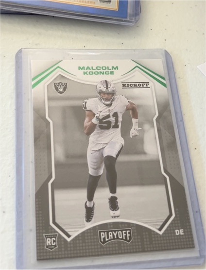 2021 Panini Playoff #276 Malcolm Koonce — front